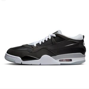 Air Jordan 4 RM PRM Men's Shoes Black/Fire Red/Wolf Grey/White